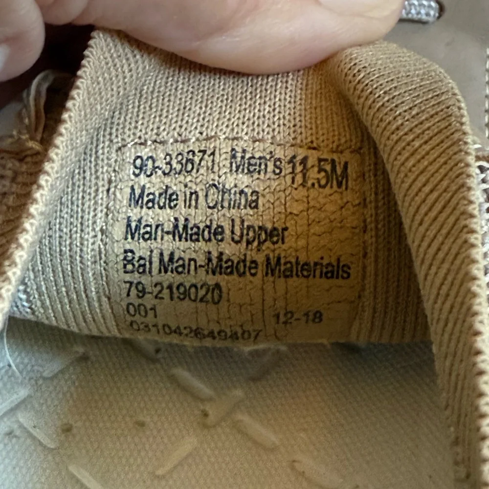 Dockers Franklin Smart Series Knit Lace Up Sneaker‎ Tan Beige Men’s 11.5